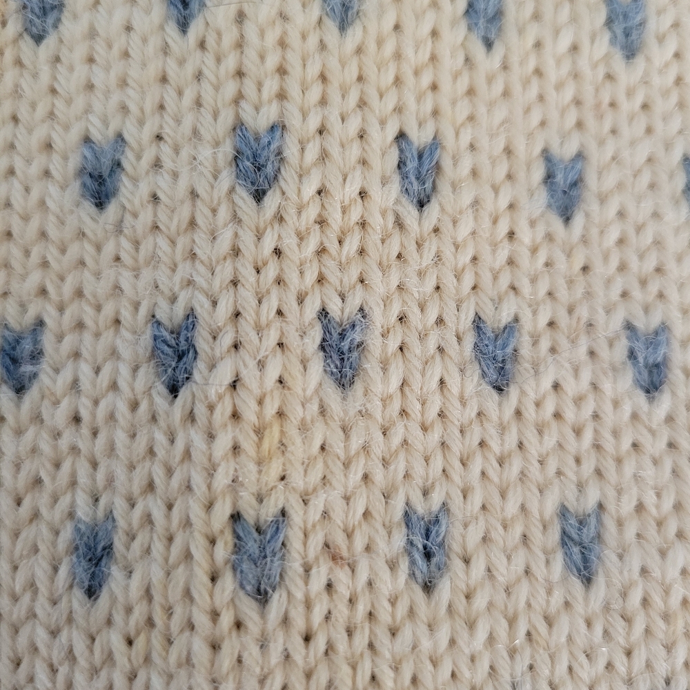 Vintage LL Bean 100% Wool Sweater Size 42/XL Made In Norway - Picture 15 of 16